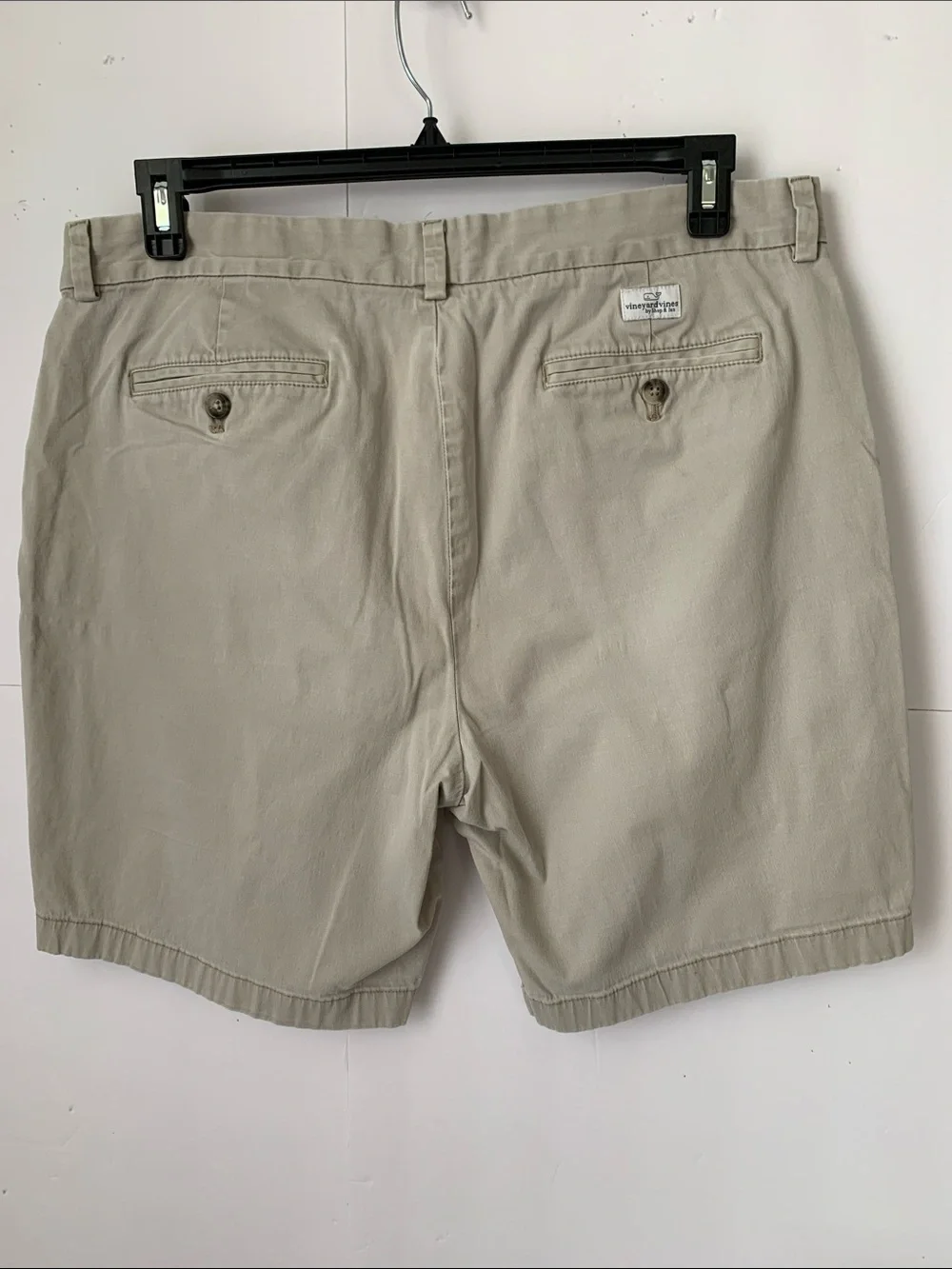 Vineyard Vines Men Chino Stretch Light Gray Shorts Size 36